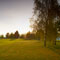 Evening at the 17th fairway